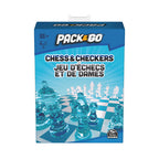 Spin Master Pack & Go Chess & Checkers Board Game