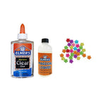Elmers Slime Time! Fancy Slime Kit - Flower Beads ( Clear Washable Glue)