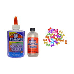 Elmers Slime Time! Fancy Slime Kit - Ribbon Beads ( Purple Washable Glue)