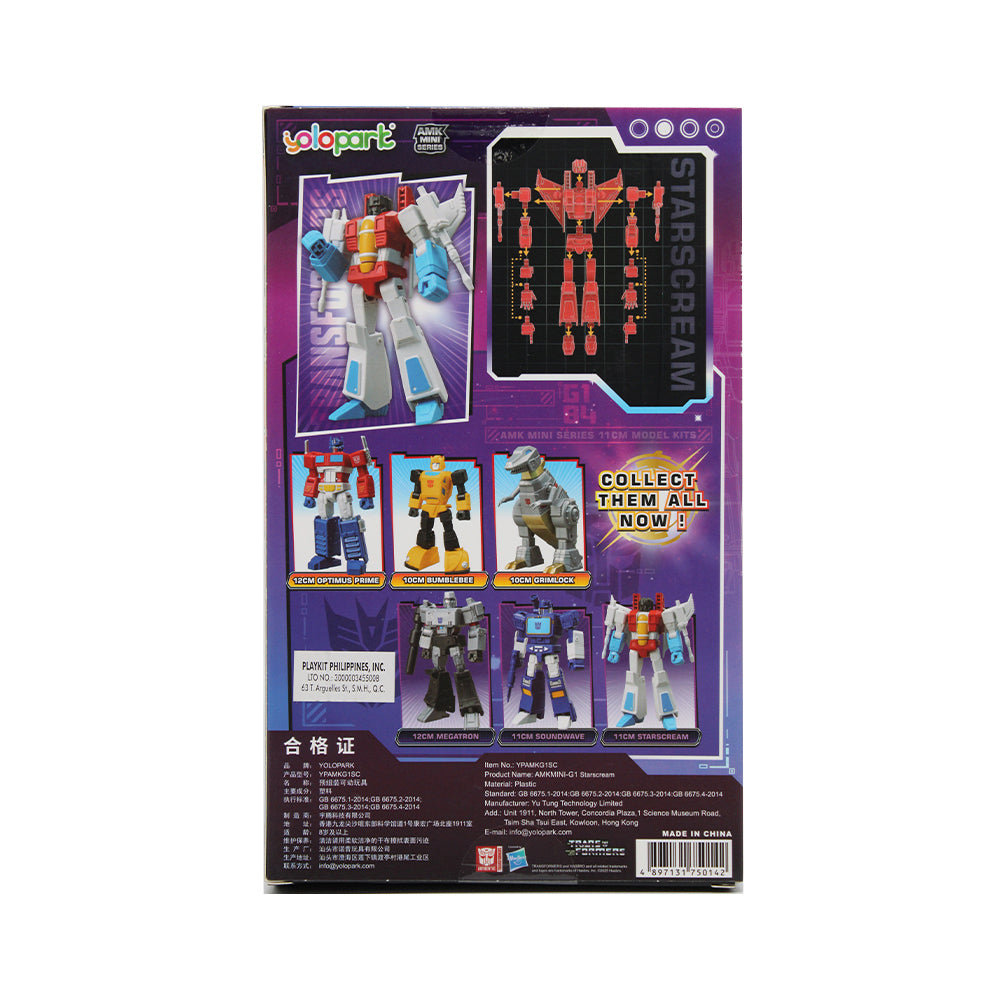 Yolopark Transformers Generation 1 - 10cm Starscream AMK Mini Series Model Kit