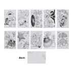 Maped Postcards to Color 10 sheets