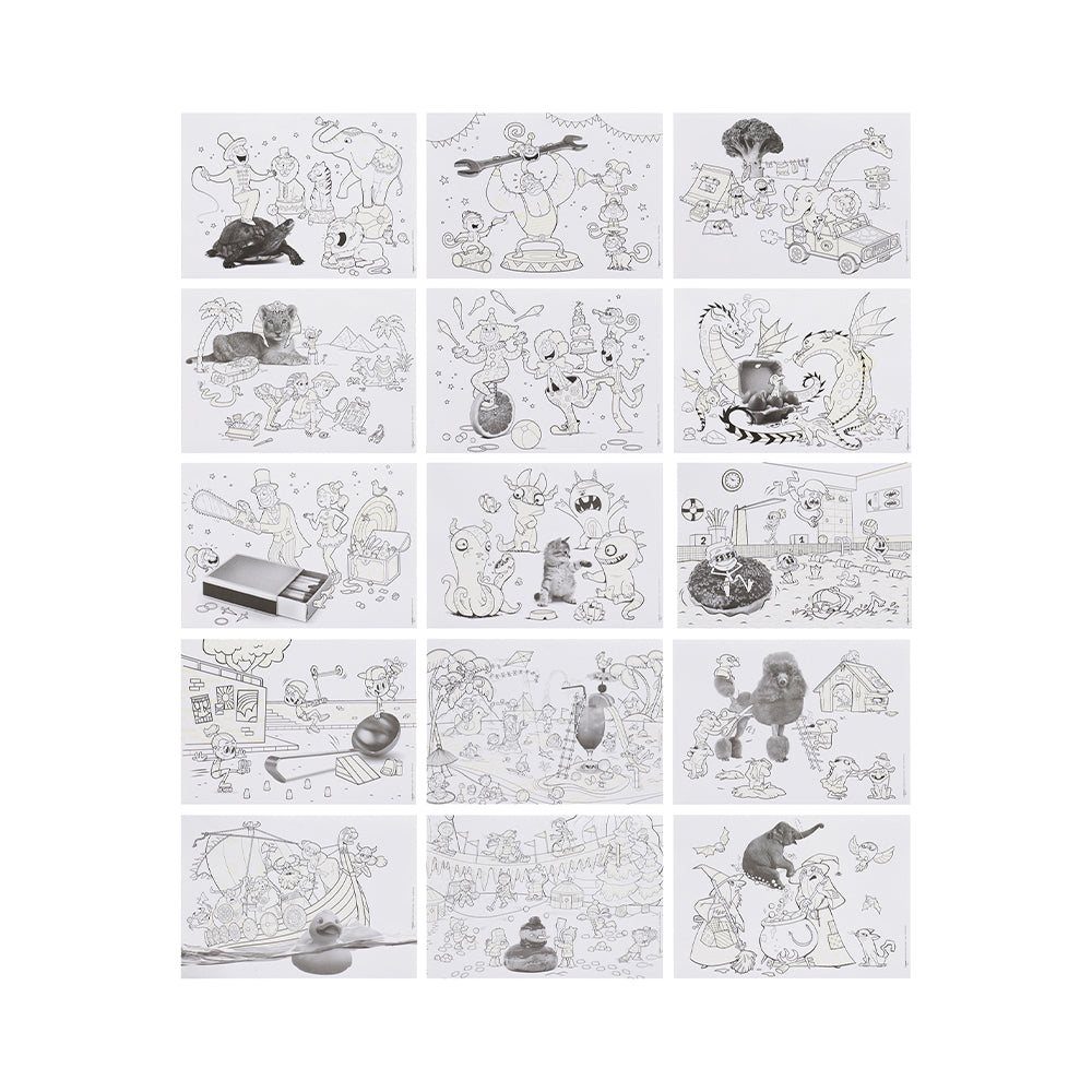 Maped Magic Paper with Effects to Color 15 sheets