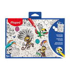 Maped Canvas Bag to Color 1 Piece