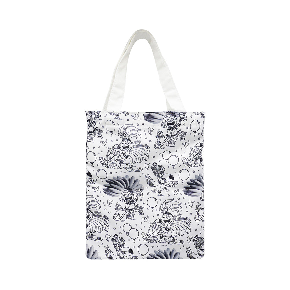 Maped Canvas Bag to Color 1 Piece