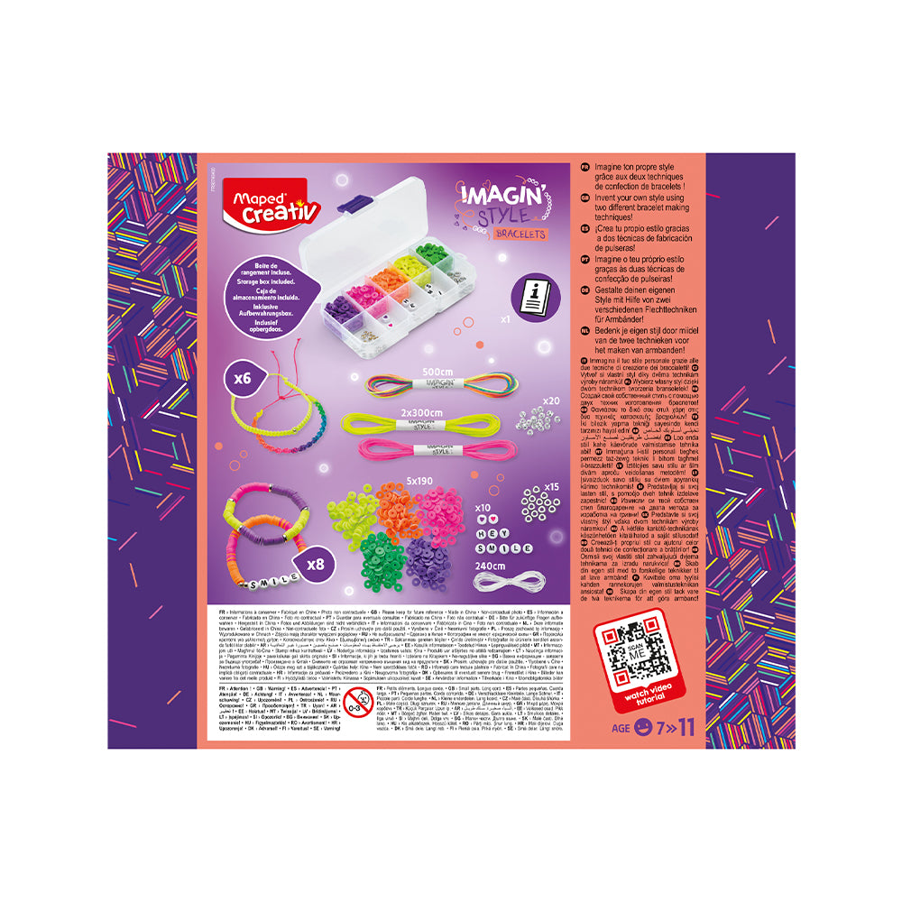 Maped Creativ Imagine’Style Bracelets (Neon)