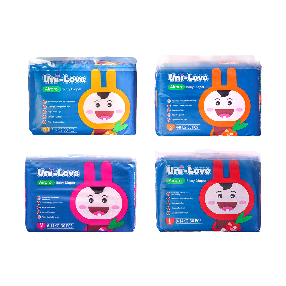 Uni-Love Airpro Baby Diaper 30's