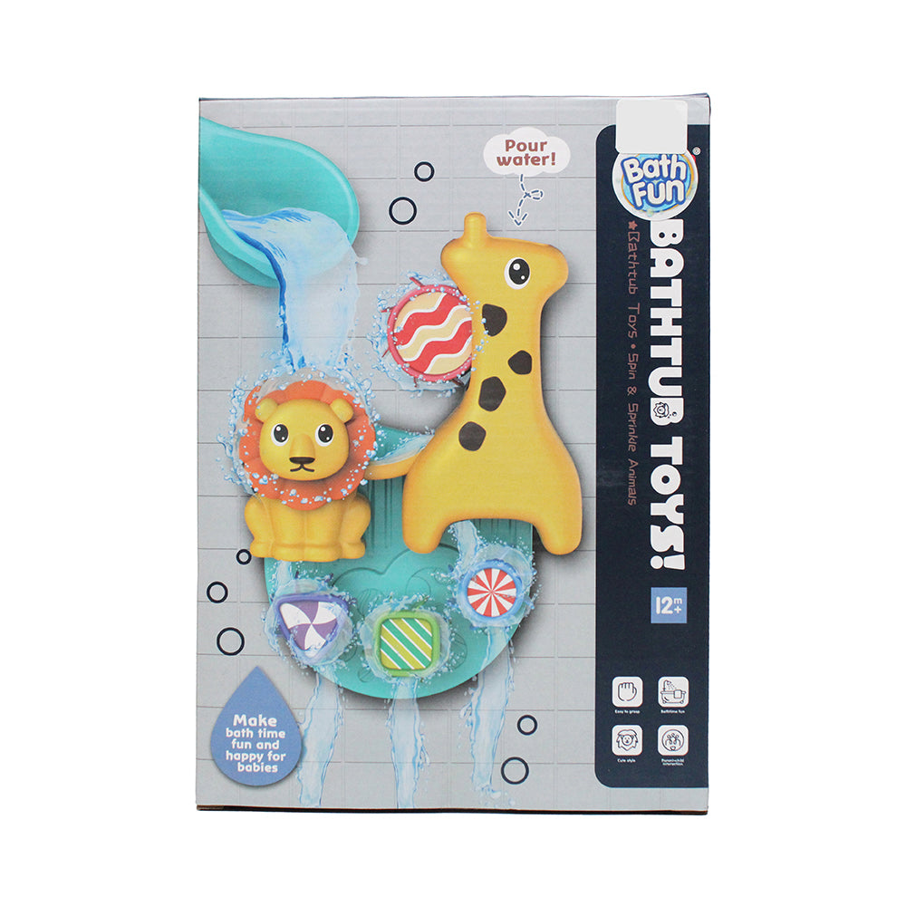 Bath Fun Bathtub Toys Spin and Sprinkle Animal Toys