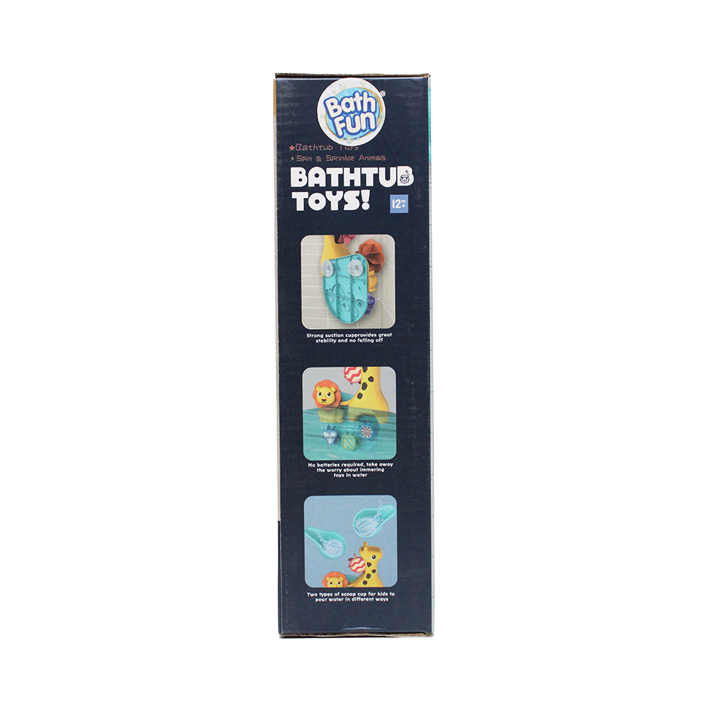 Bath Fun Bathtub Toys Spin and Sprinkle Animal Toys