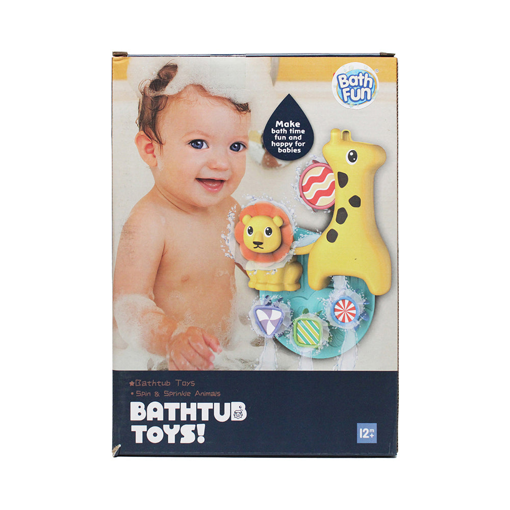 Bath Fun Bathtub Toys Spin and Sprinkle Animal Toys