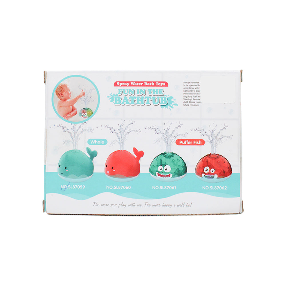 Bath Fun Spray Water Bath Toys Bathtub - Whale