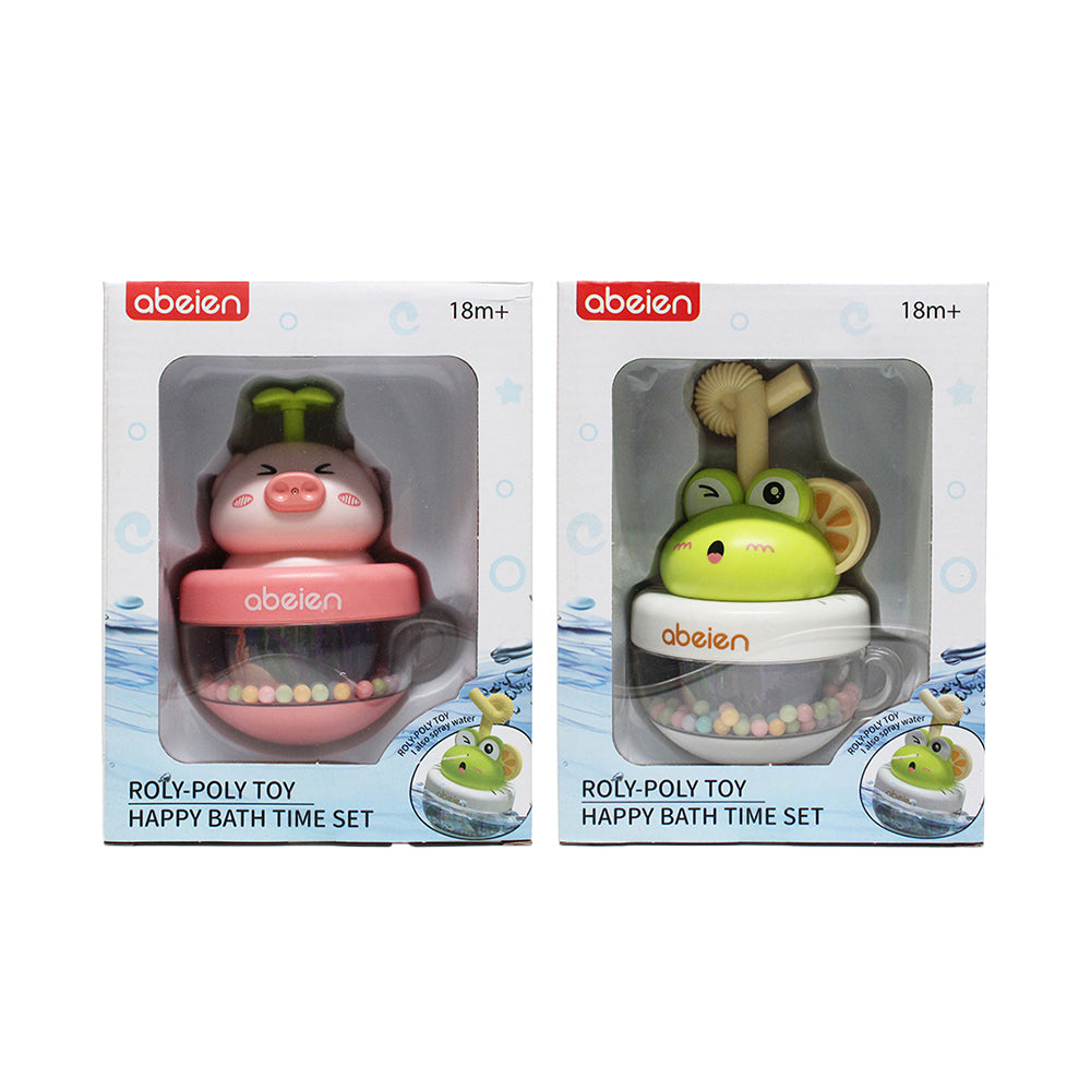 Bath Fun Roly-Poly Toy Happy Bath Time Set