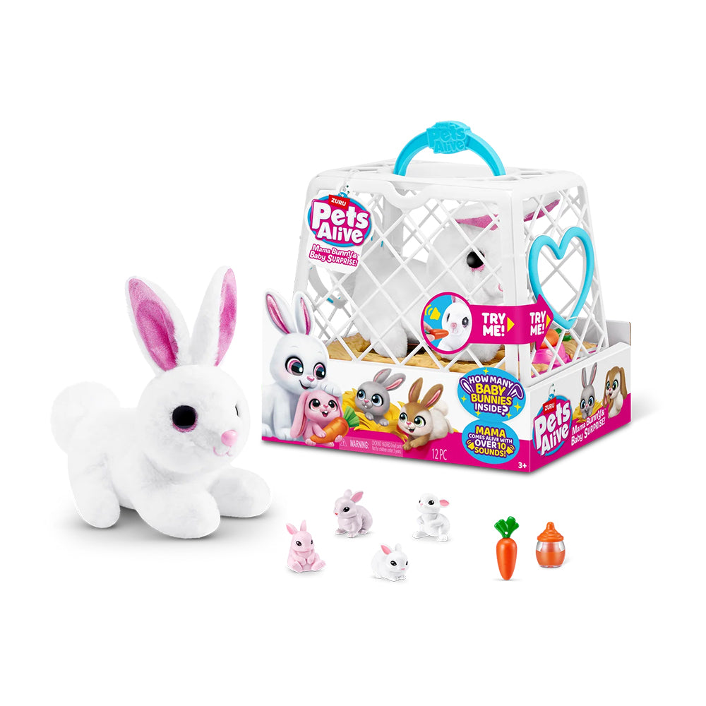 Zuru: Pets Alive Mommy Bunny & Baby Surprise