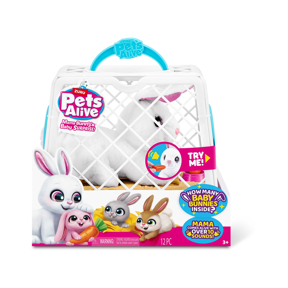 Zuru: Pets Alive Mommy Bunny & Baby Surprise