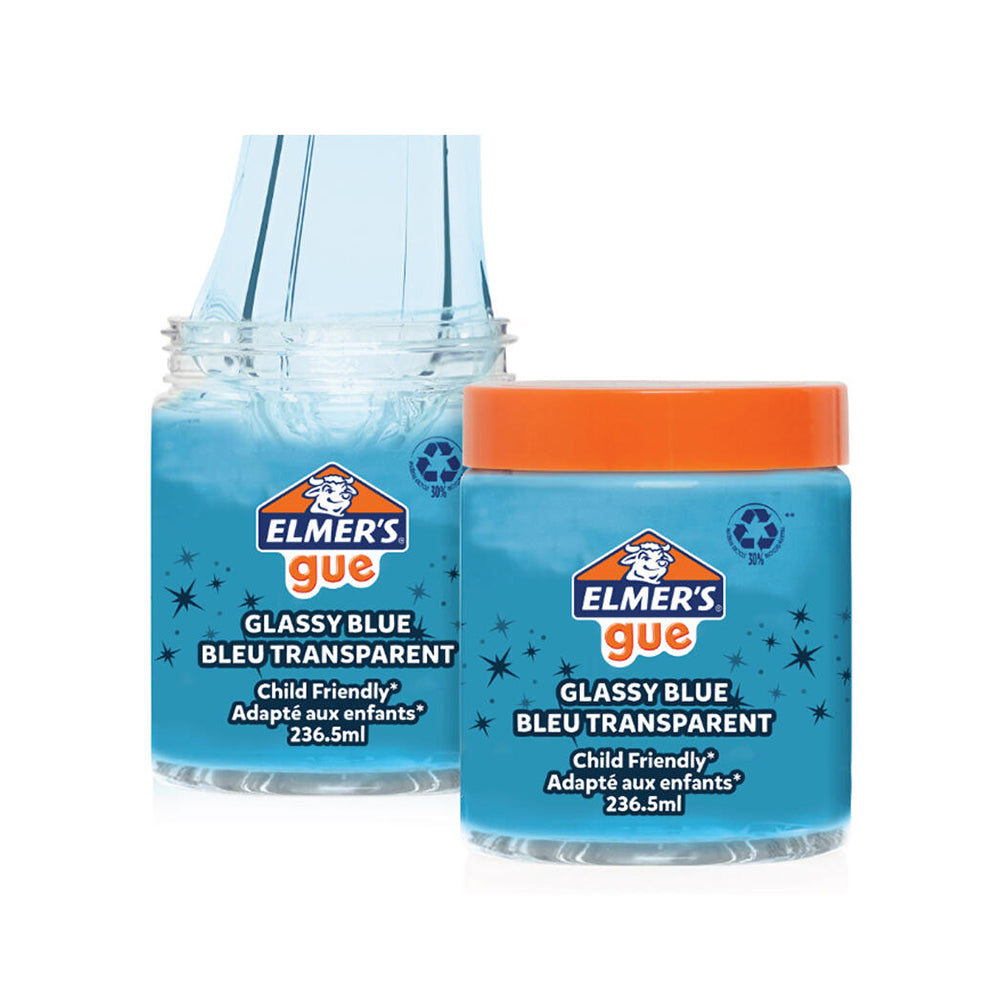 Elmers Gue Pre-Made Slime Glassy Blue Transparent 236.5ml Secondary image