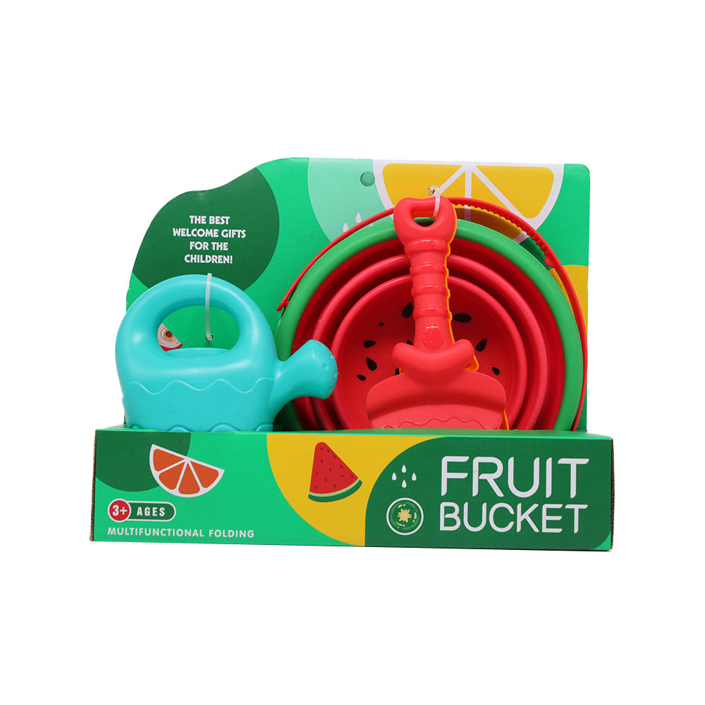 Beach Toys Fruit Bucket Watermelon 4 Pieces
