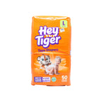 Hey Tiger Comfy Tape Diaper L (15-16 kg) 50 Pieces