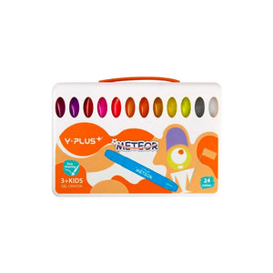 Y-Plus Meteor Gel Crayon - 24 colors