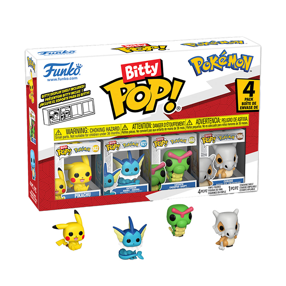 Bitty Pop! Pokemon 4 Pack - Pikachu