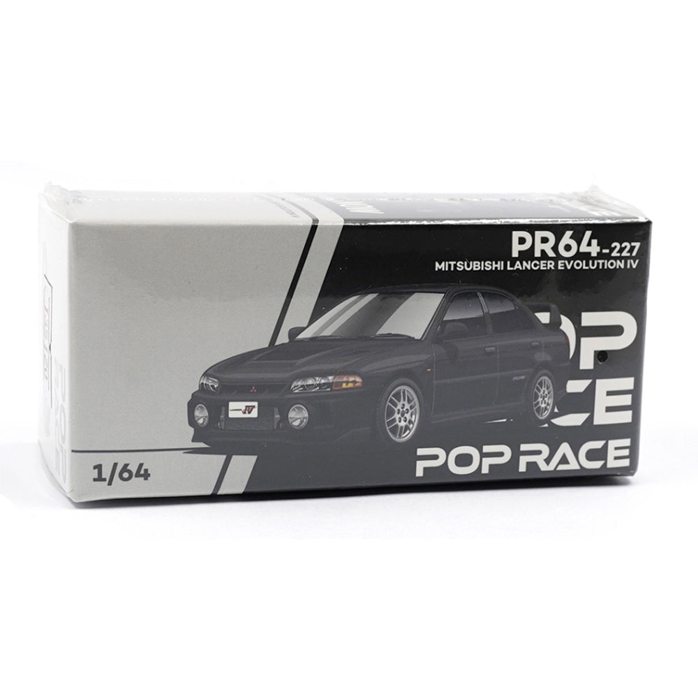 Pop Race 1:64 Mitsubishi Lancer Evolution IV, Black Pearl