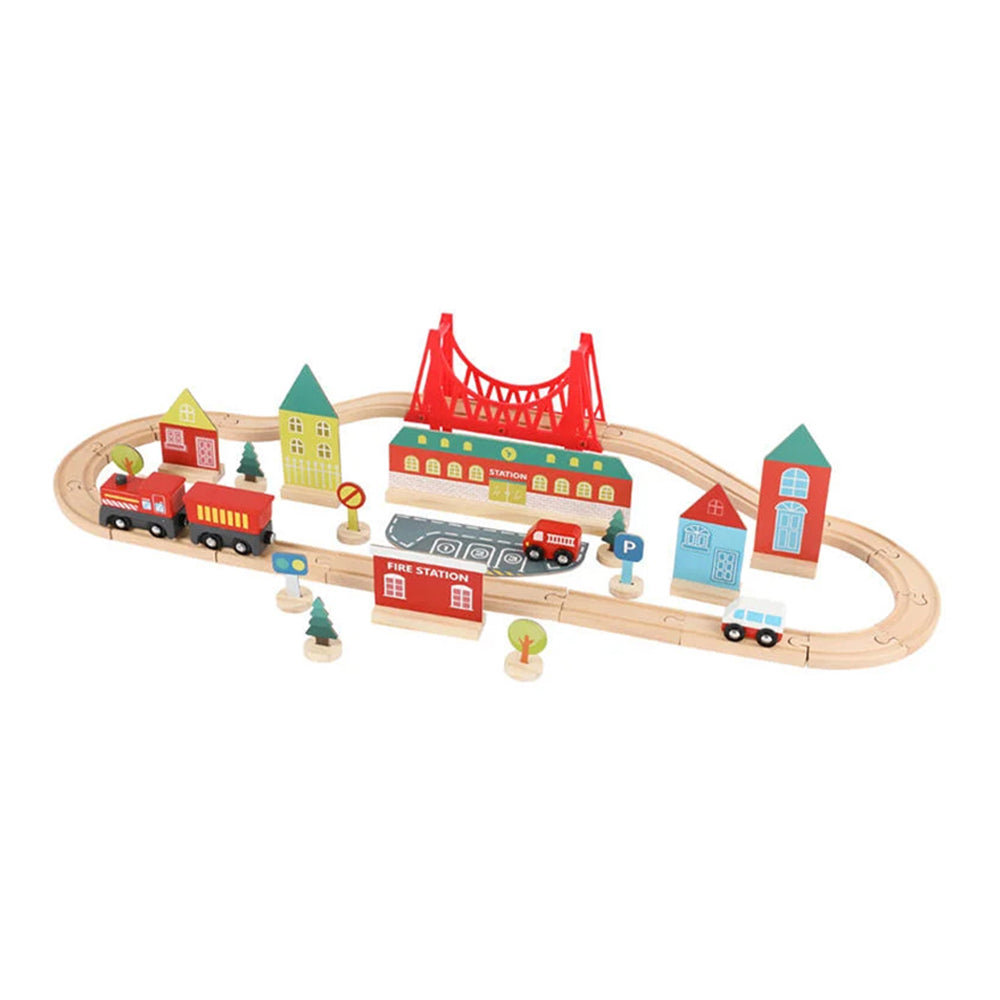 Play Pop Wooden Train Playset Main image