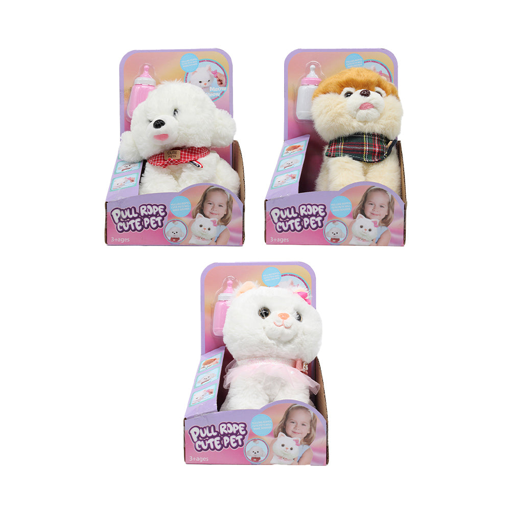 Pull Rope Cute Pet Plush
