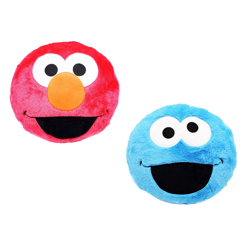 123 Sesame Street Round Pillow