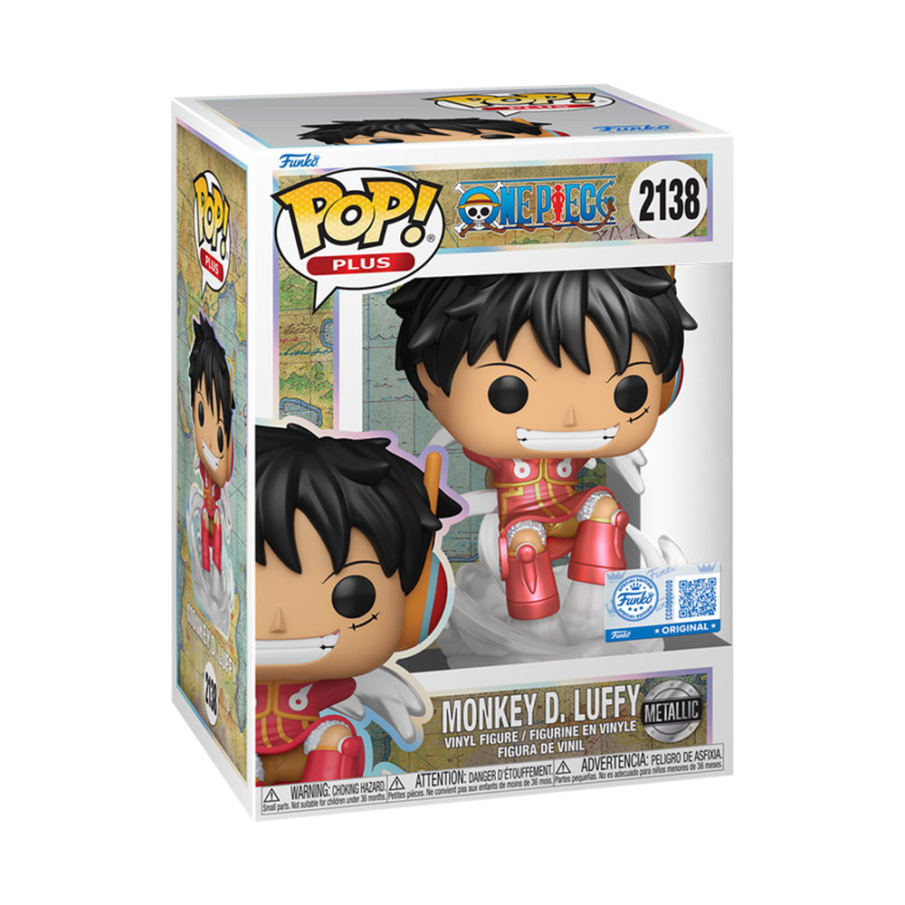 Funko Pop! Plus Animation: One Piece - Monkey D. Luffy (Egghead Arc) (Metallic) No. 2138 (Special Edition)