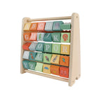 Playpop - Wooden Double-Sided Activity Panel & Abacus