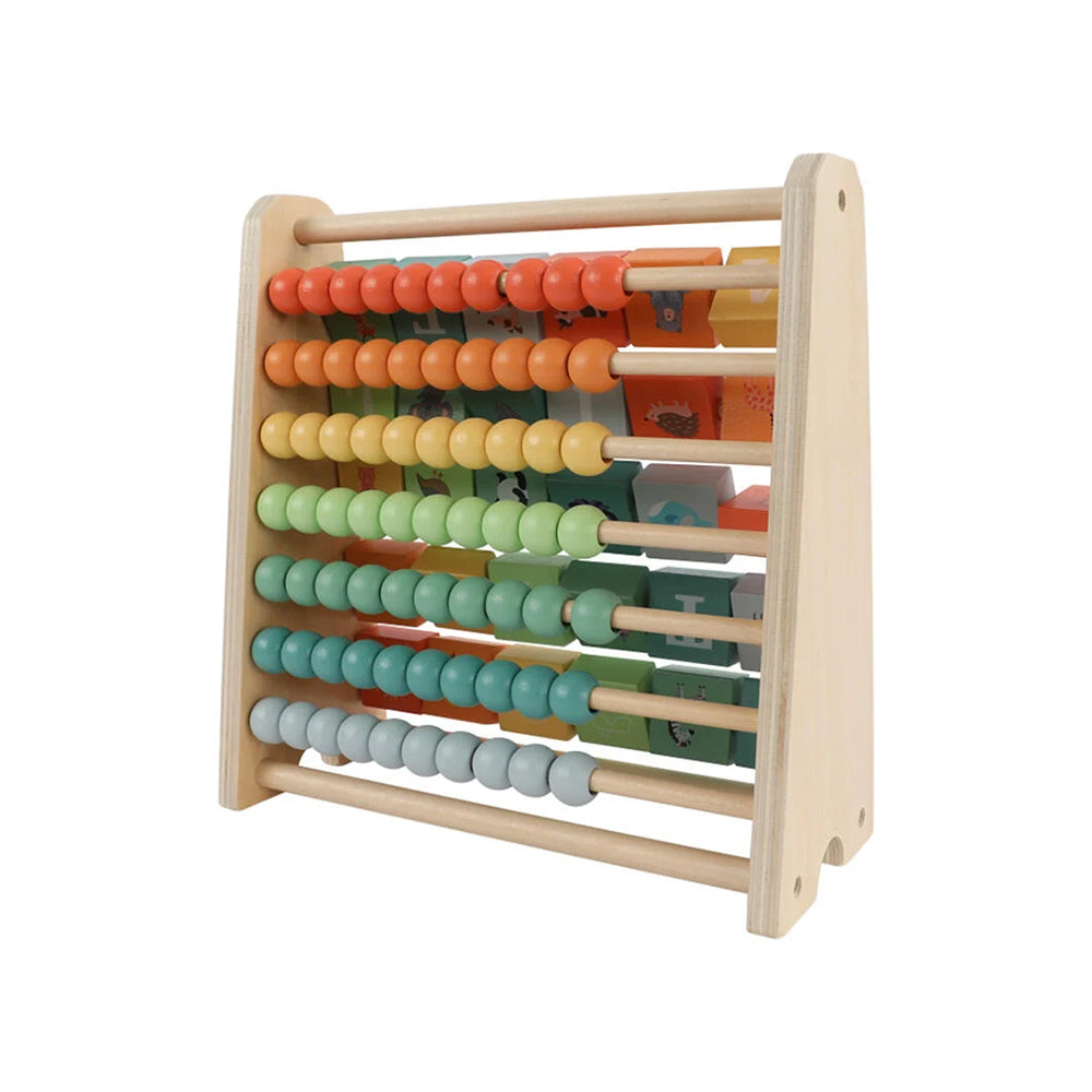 Playpop - Wooden Double-Sided Activity Panel & Abacus