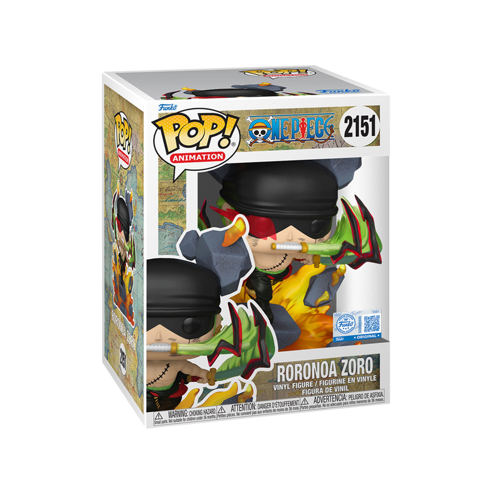 Funko Pop! Animation Premium: One Piece - Roronoa Zoro (King of Hell) No. 2151 (Special Edition)