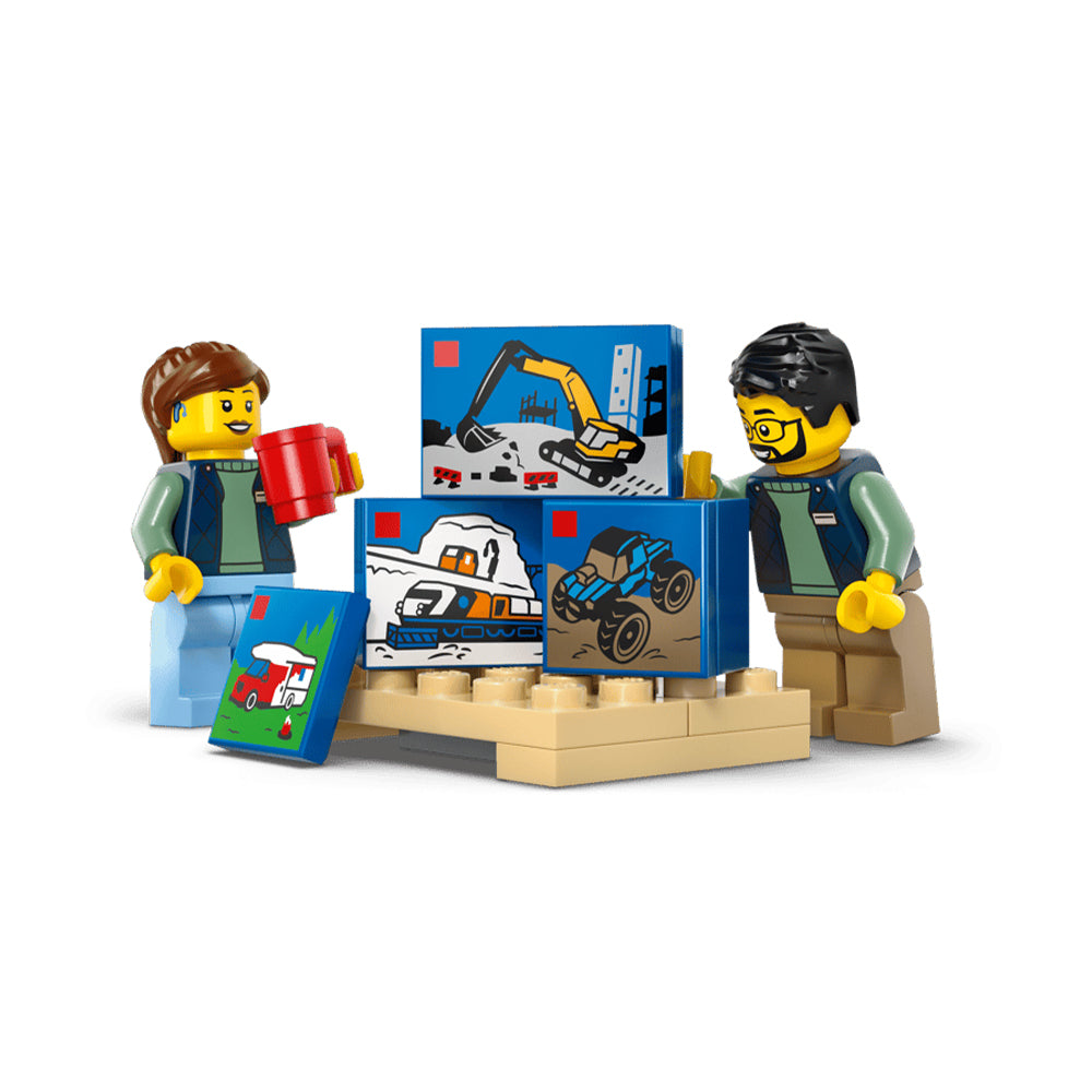 Lego City 60500, The LEGO Van, Ages 6+, Building Blocks (276pcs)