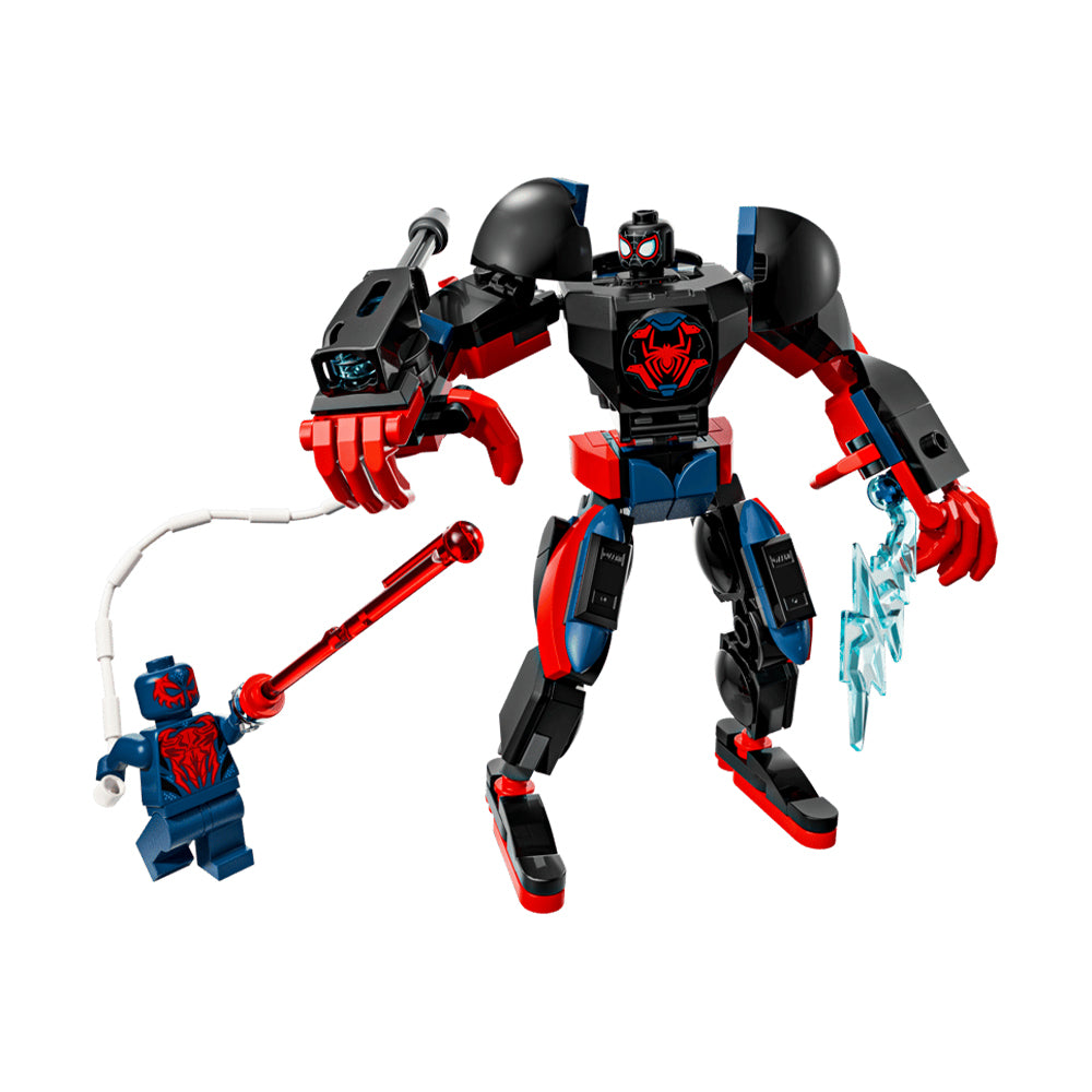 Lego Marvel 76337, Miles Morales Mech vs. Spider-Man 2099, Ages 6+, Building Blocks (135pcs)