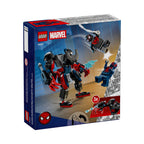 Lego Marvel 76337, Miles Morales Mech vs. Spider-Man 2099, Ages 6+, Building Blocks (135pcs)