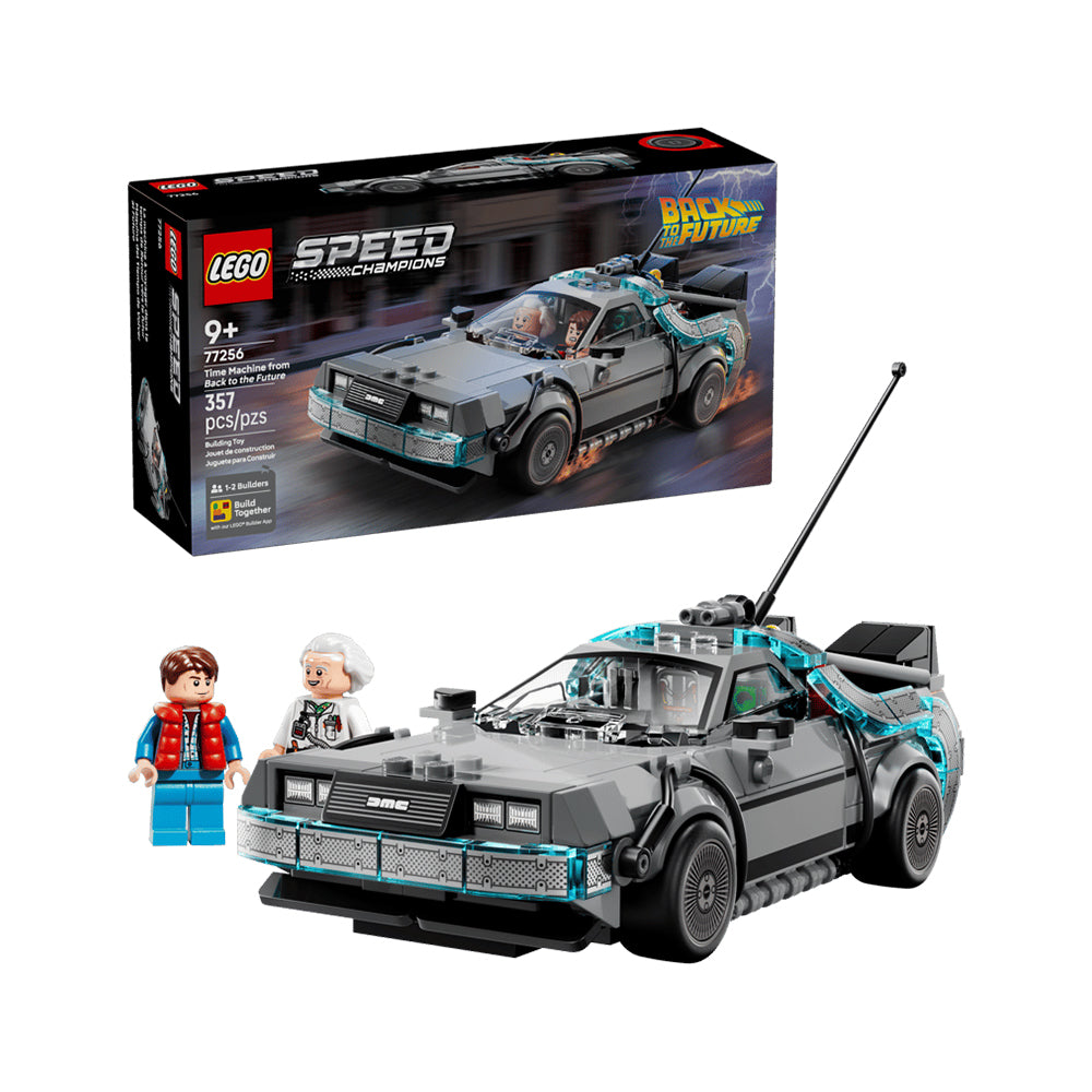Lego Speed Champions 77256, Back to the Future - Time Machine from Back to the Future, Ages 9+, Building Blocks (357pcs)