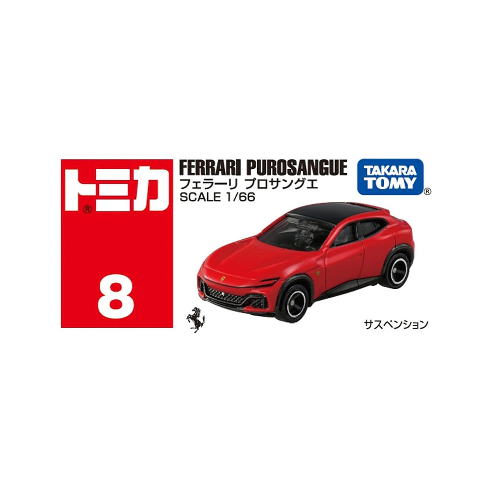 Tomica No. 08 Ferrari Purosangue - Red Secondary image