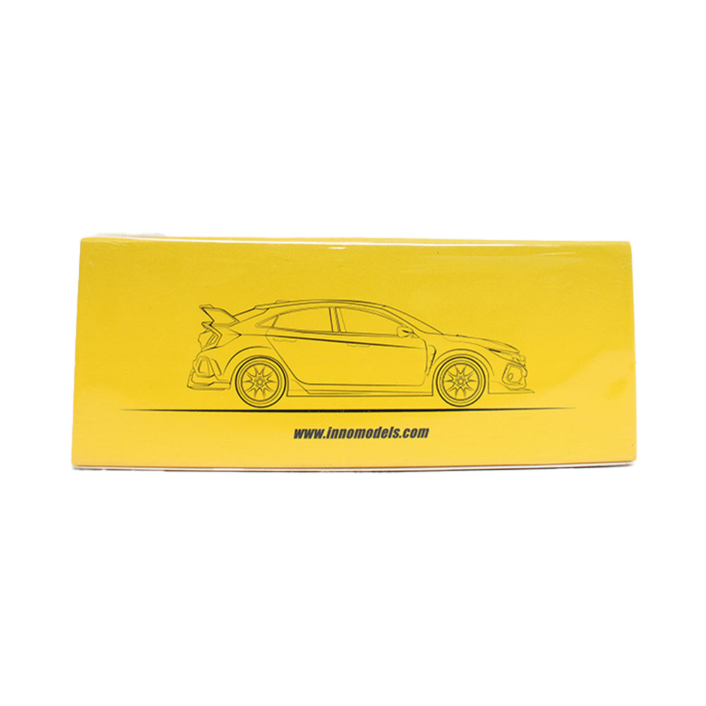 Inno64 Models Honda Civic Type R FK8 (Yellow) 1:64 Die-Cast  Vehicle