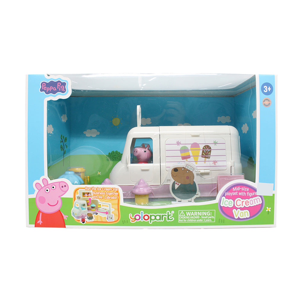 Peppa Pig - Mid-Size Playset with Figure Ice Cream Van