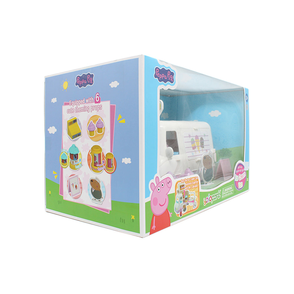 Peppa Pig - Mid-Size Playset with Figure Ice Cream Van