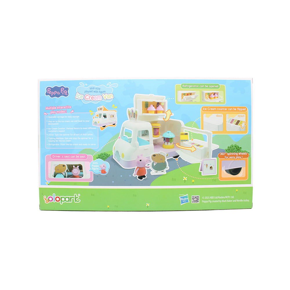 Peppa Pig - Mid-Size Playset with Figure Ice Cream Van