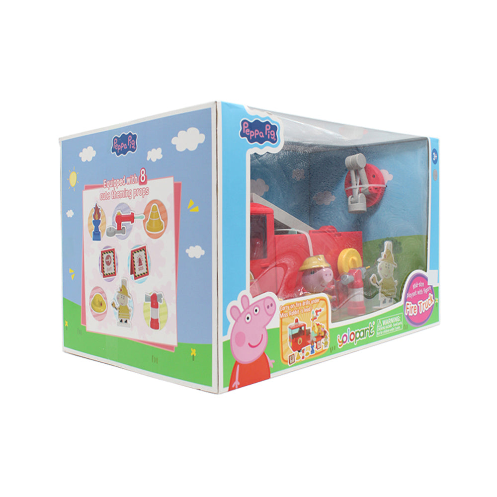 Peppa Pig - Mid-Size Playset with Figure Fire Truck