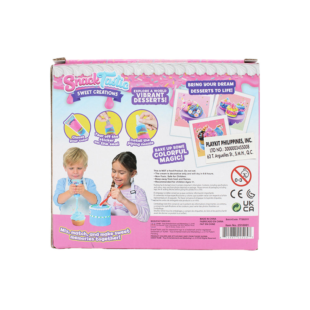 Snacktastic Sweet Creations Whipped Cream Colors Set