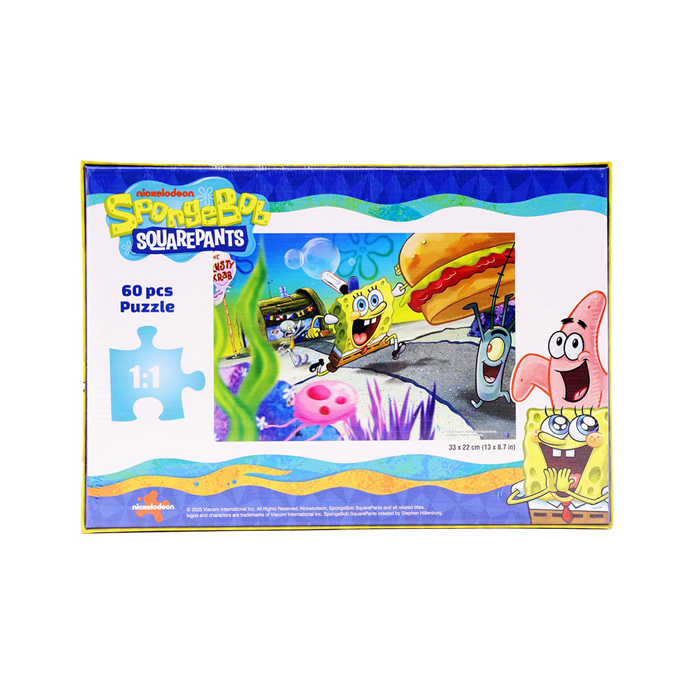 Nickelodeon Spongebob Squarepants 60 Pieces Puzzle