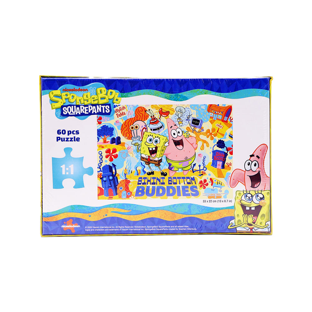 Nickelodeon Spongebob Squarepants 60 Pieces Puzzle