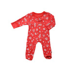 Babysoy Dandelion Zipper Footie
