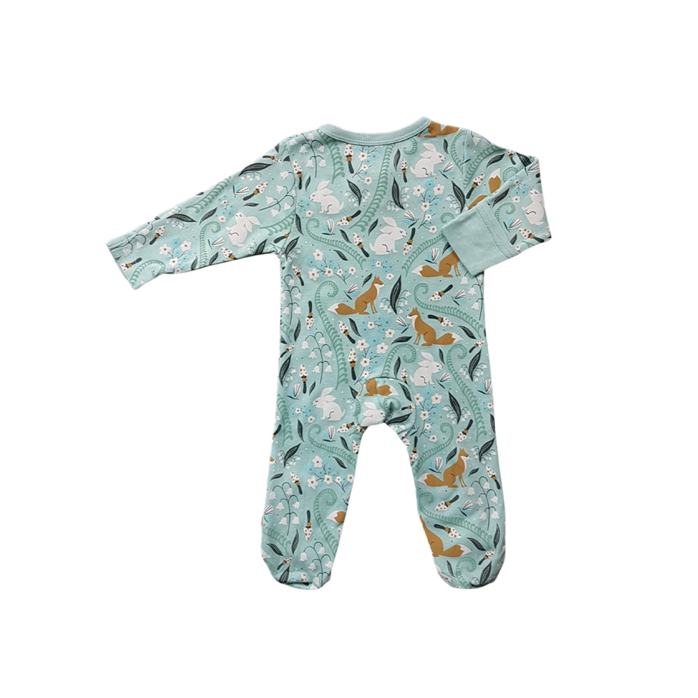 Babysoy Fox Harbor Zipper Footie Main image