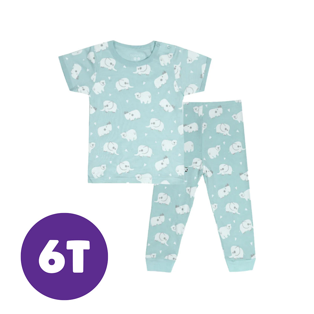 Babysoy Animal Pattern Harbor Pajama Set