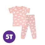 Babysoy Animal Pattern Peony Pajama Set