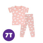 Babysoy Animal Pattern Peony Pajama Set