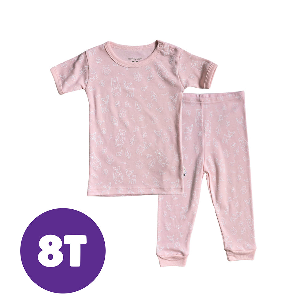 Babysoy Forest Friend Peony Pajama Set