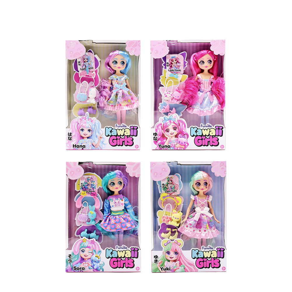 Funville Kawaii Girls Doll